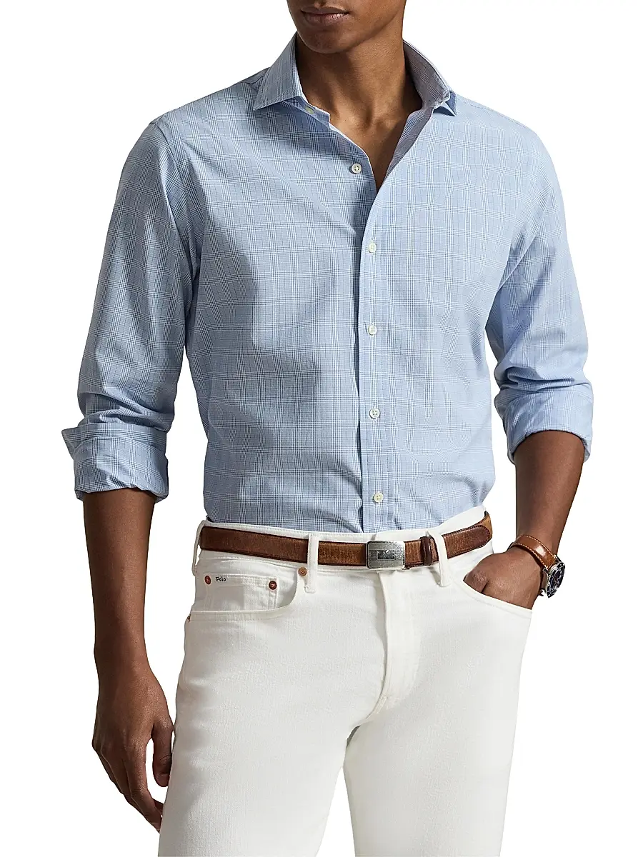 Polo Ralph Lauren Men's Check Cotton Poplin Shirt