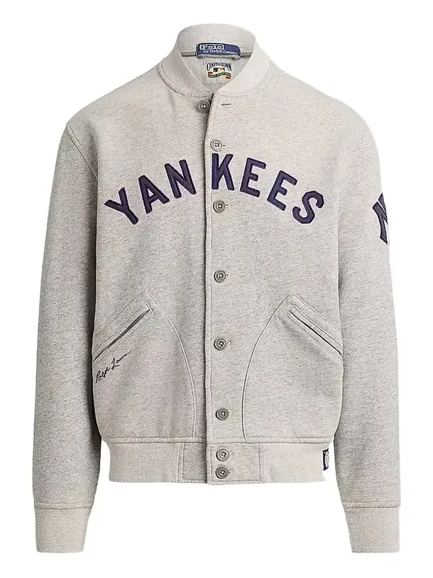 Polo Ralph Lauren Men's Yankees Vintage Fleece Bomber Jacket