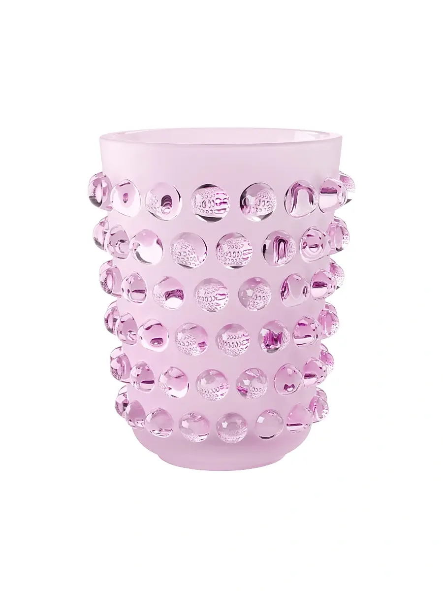 Lalique Mossi Crystal Vase