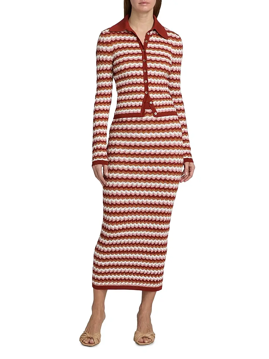 Ronny Kobo Women's Drake Knit Midi-Skirt | Thumbnail 2 Ronny Kobo Women's Drake Knit Midi-Skirt | Thumbnail 2