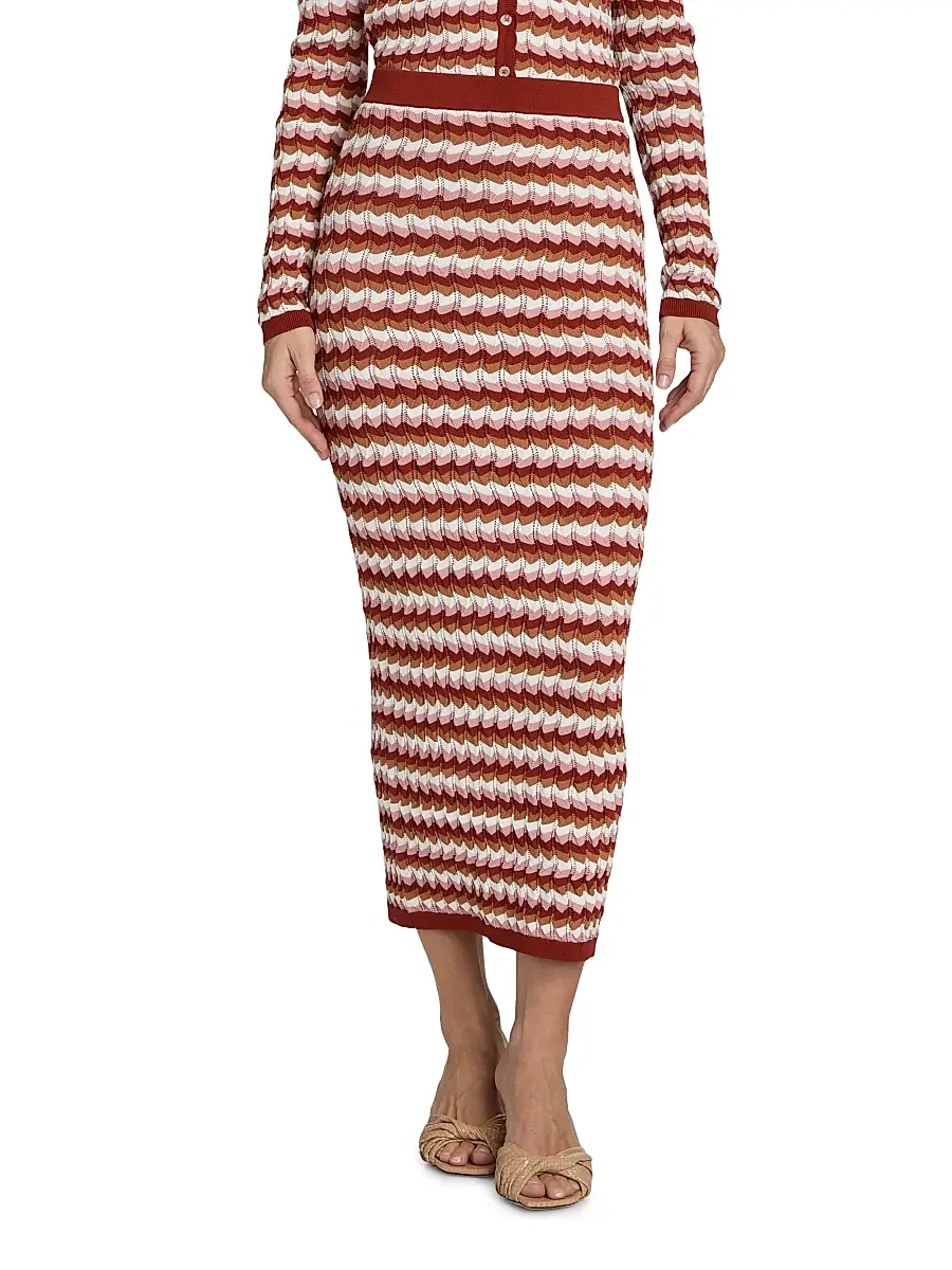 Ronny Kobo Women's Drake Knit Midi-Skirt | Thumbnail 3 Ronny Kobo Women's Drake Knit Midi-Skirt | Thumbnail 3