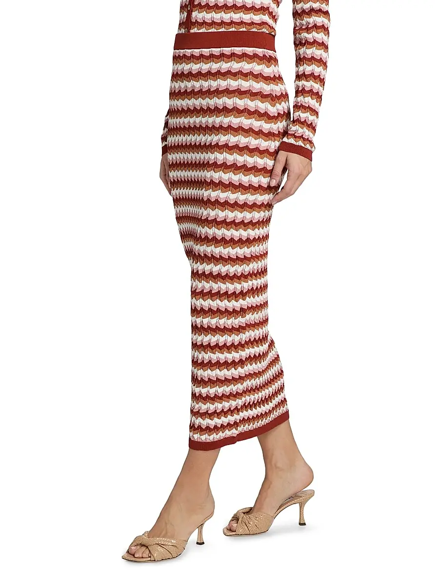 Ronny Kobo Women's Drake Knit Midi-Skirt | Thumbnail 4 Ronny Kobo Women's Drake Knit Midi-Skirt | Thumbnail 4