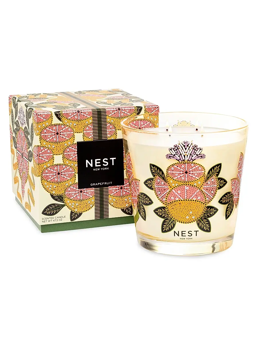 NEST New York Grapefruit Decorative Luxury 4-Wick Candle