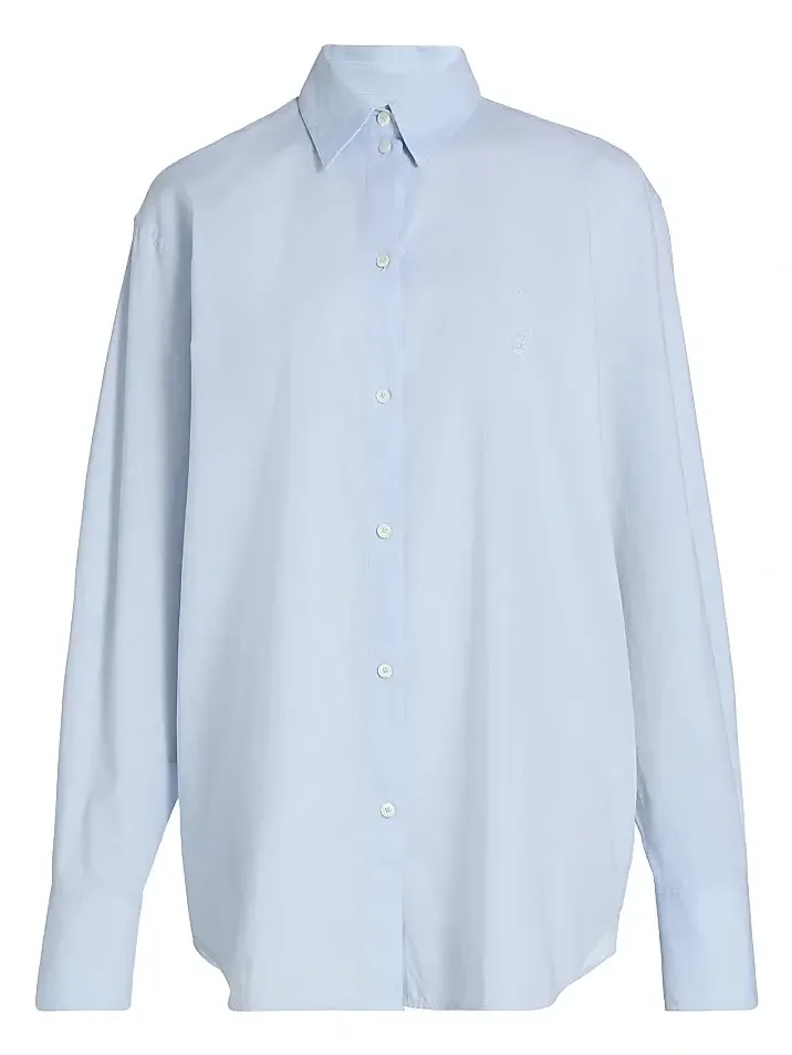 TOTEME Women's Garderob Oversized Cotton-Linen Shirt