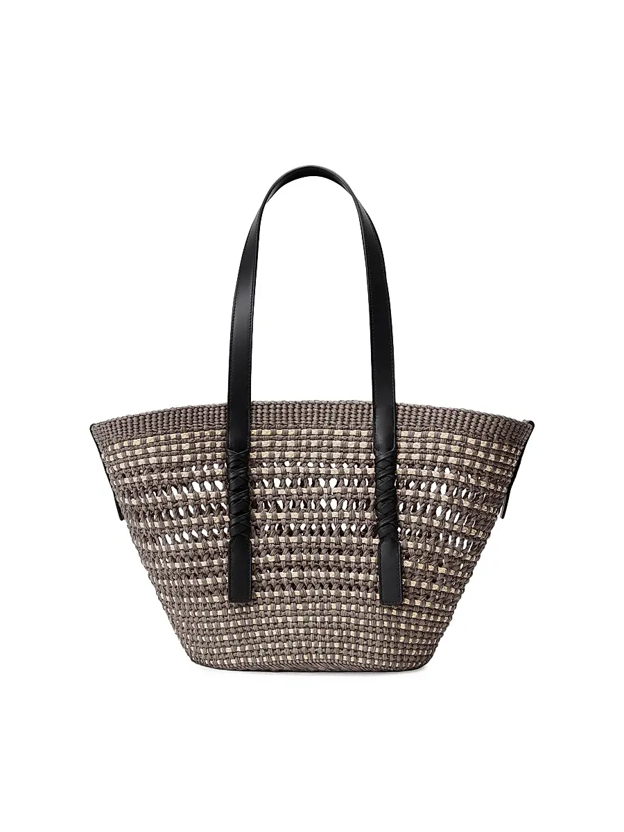 Loewe Women's x Paula's Ibiza Medium Braided Raffia Basket Bag | Thumbnail 5 Loewe Women's x Paula's Ibiza Medium Braided Raffia Basket Bag | Thumbnail 5