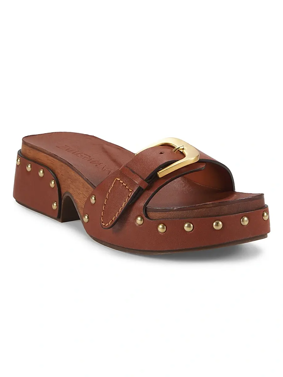 Zimmermann Women's Alight 40MM Studded Leather Platform Mules | Thumbnail 2 Zimmermann Women's Alight 40MM Studded Leather Platform Mules | Thumbnail 2