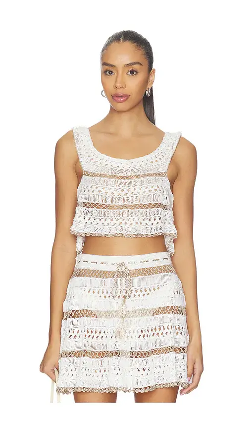 My Beachy Side Cleo Hand-crocheted Top | Image 1 My Beachy Side Cleo Hand-crocheted Top | Image 1