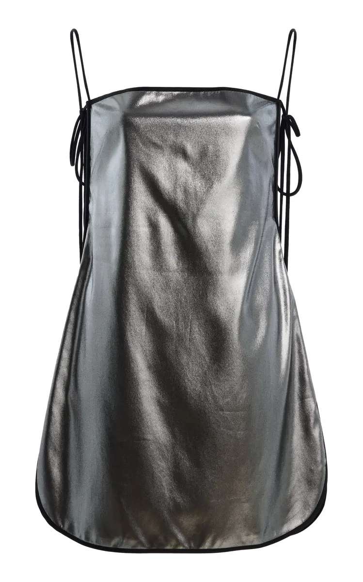 Temily Summer Bones Foiled Silk Mini Dress | Thumbnail 6 Temily Summer Bones Foiled Silk Mini Dress | Thumbnail 6