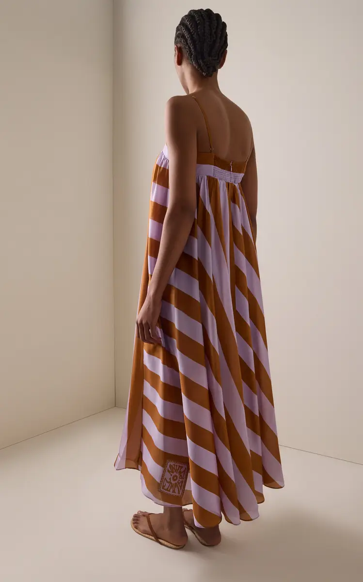 Zimmermann Indra Striped Silk Maxi Dress | Thumbnail 4