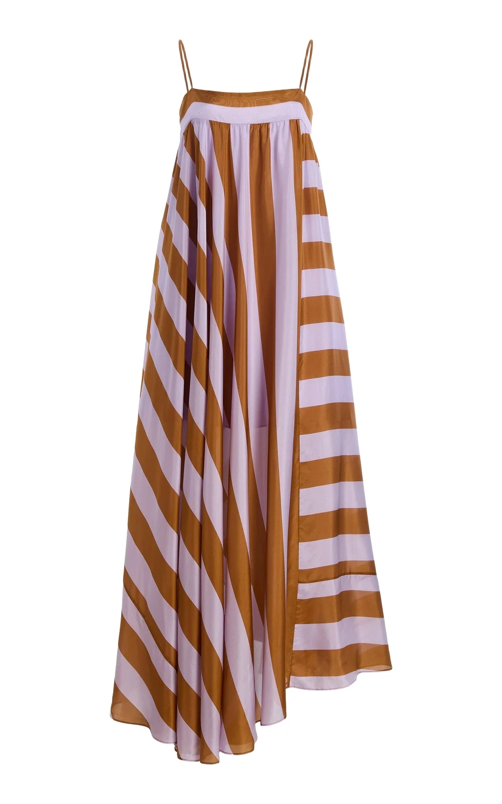 Indra Striped Silk Maxi Dress Indra Striped Silk Maxi Dress