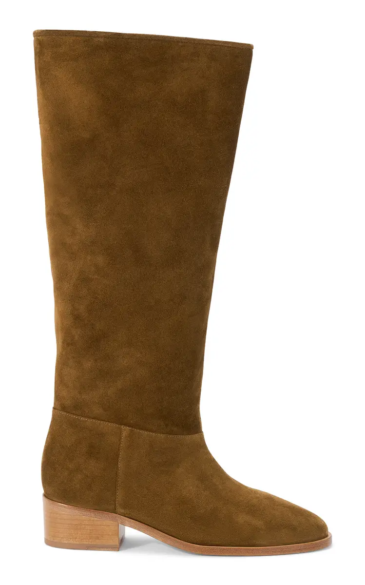 STAUD Indie Slouched Leather Boots | Image 1 STAUD Indie Slouched Leather Boots | Image 1