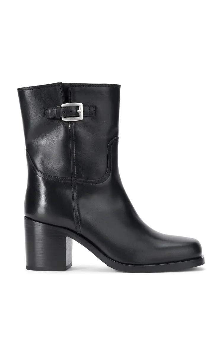 STAUD Brooklyn Leather Ankle Boots | Image 1 STAUD Brooklyn Leather Ankle Boots | Image 1