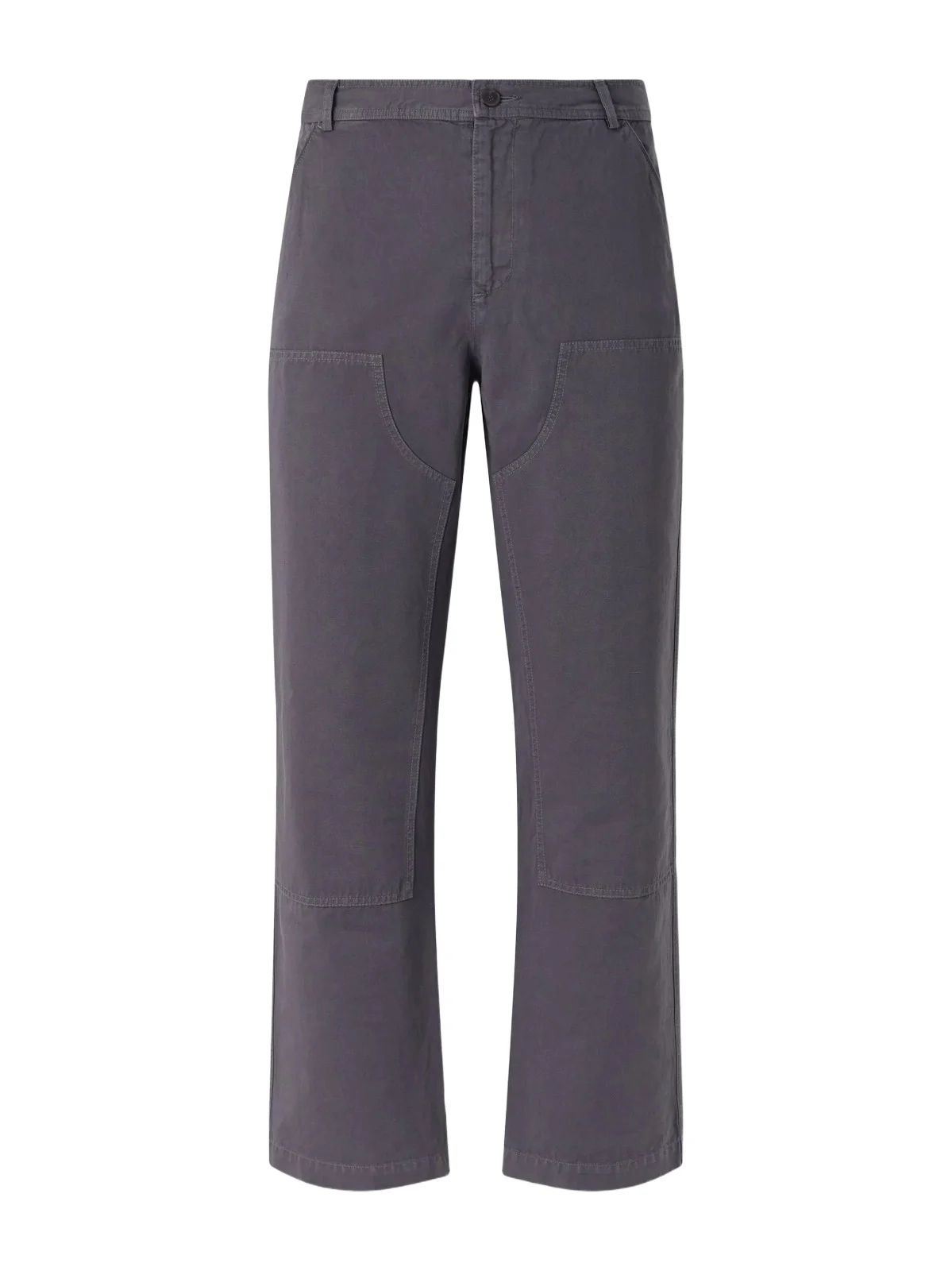 Straight-Leg Cotton and Linen-Blend Trousers - Men Straight-Leg Cotton and Linen-Blend Trousers - Men