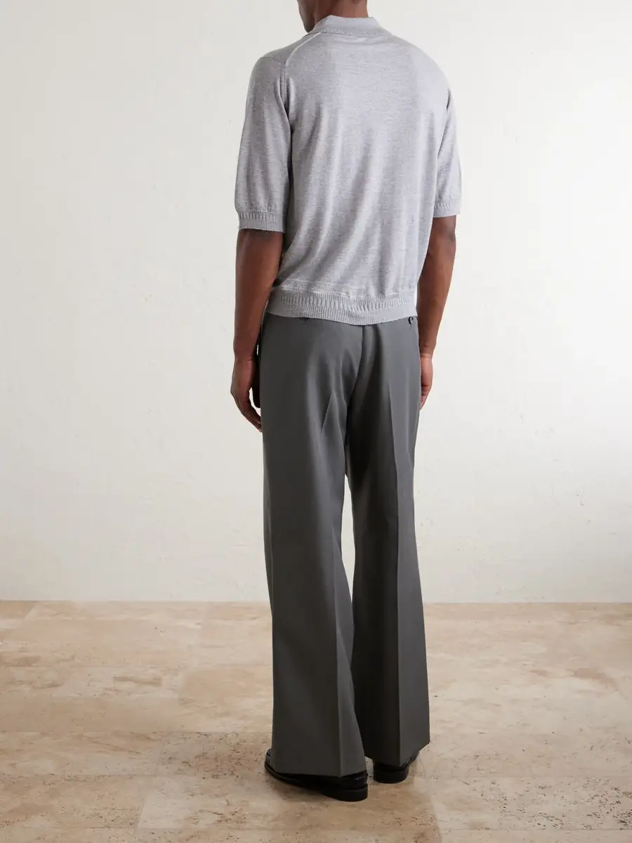 John Smedley Bill Nighy Merino Wool Polo Shirt - Men | Thumbnail 4 John Smedley Bill Nighy Merino Wool Polo Shirt - Men | Thumbnail 4