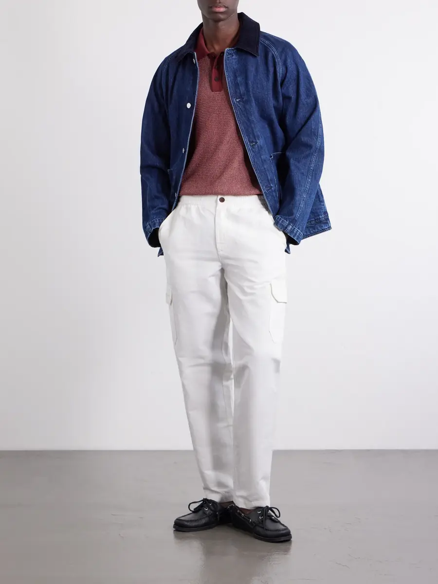MR P. Tapered Cotton and Linen-Blend Trousers - Men | Thumbnail 2 MR P. Tapered Cotton and Linen-Blend Trousers - Men | Thumbnail 2