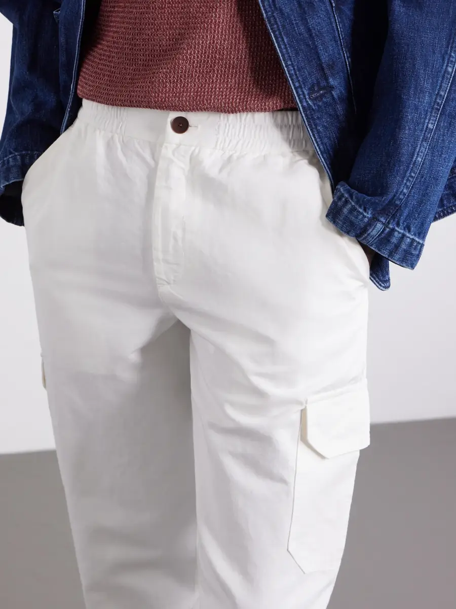 MR P. Tapered Cotton and Linen-Blend Trousers - Men | Thumbnail 5 MR P. Tapered Cotton and Linen-Blend Trousers - Men | Thumbnail 5