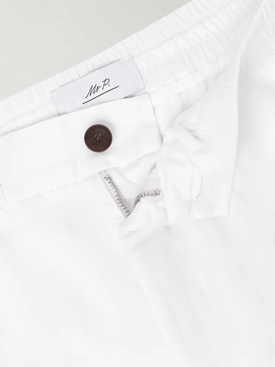 MR P. Tapered Cotton and Linen-Blend Trousers - Men | Thumbnail 6 MR P. Tapered Cotton and Linen-Blend Trousers - Men | Thumbnail 6