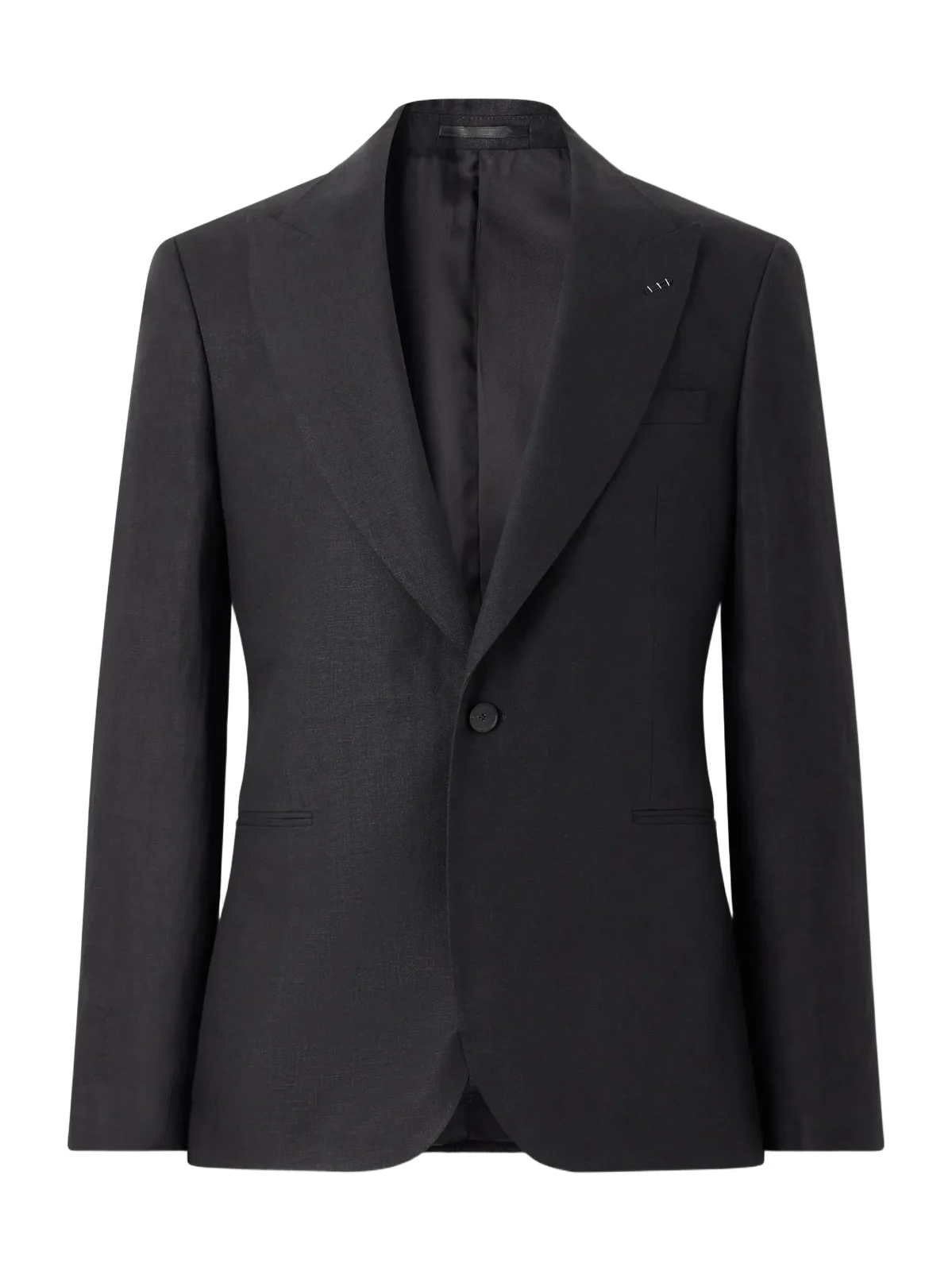 Slim-Fit Linen Tuxedo Jacket - Men Slim-Fit Linen Tuxedo Jacket - Men