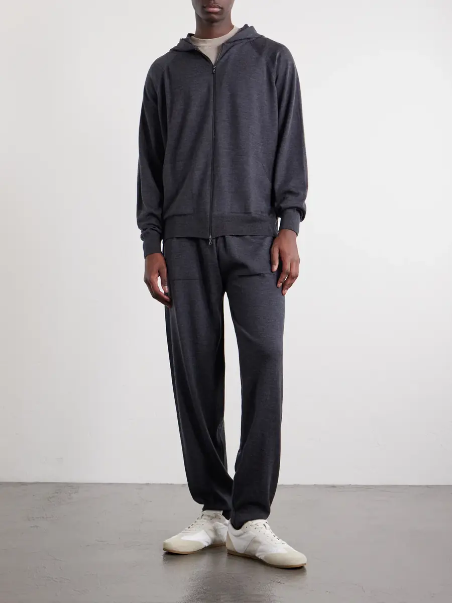 John Smedley Carty Merino Wool Zip-Up Hoodie - Men | Thumbnail 2