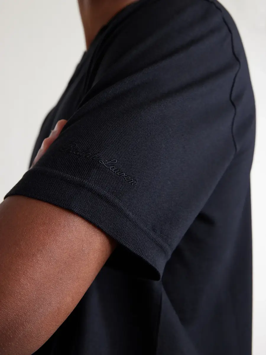Ralph Lauren Purple Label Cotton and Cashmere-Blend Piqué Polo Shirt - Men | Thumbnail 5 Ralph Lauren Purple Label Cotton and Cashmere-Blend Piqué Polo Shirt - Men | Thumbnail 5