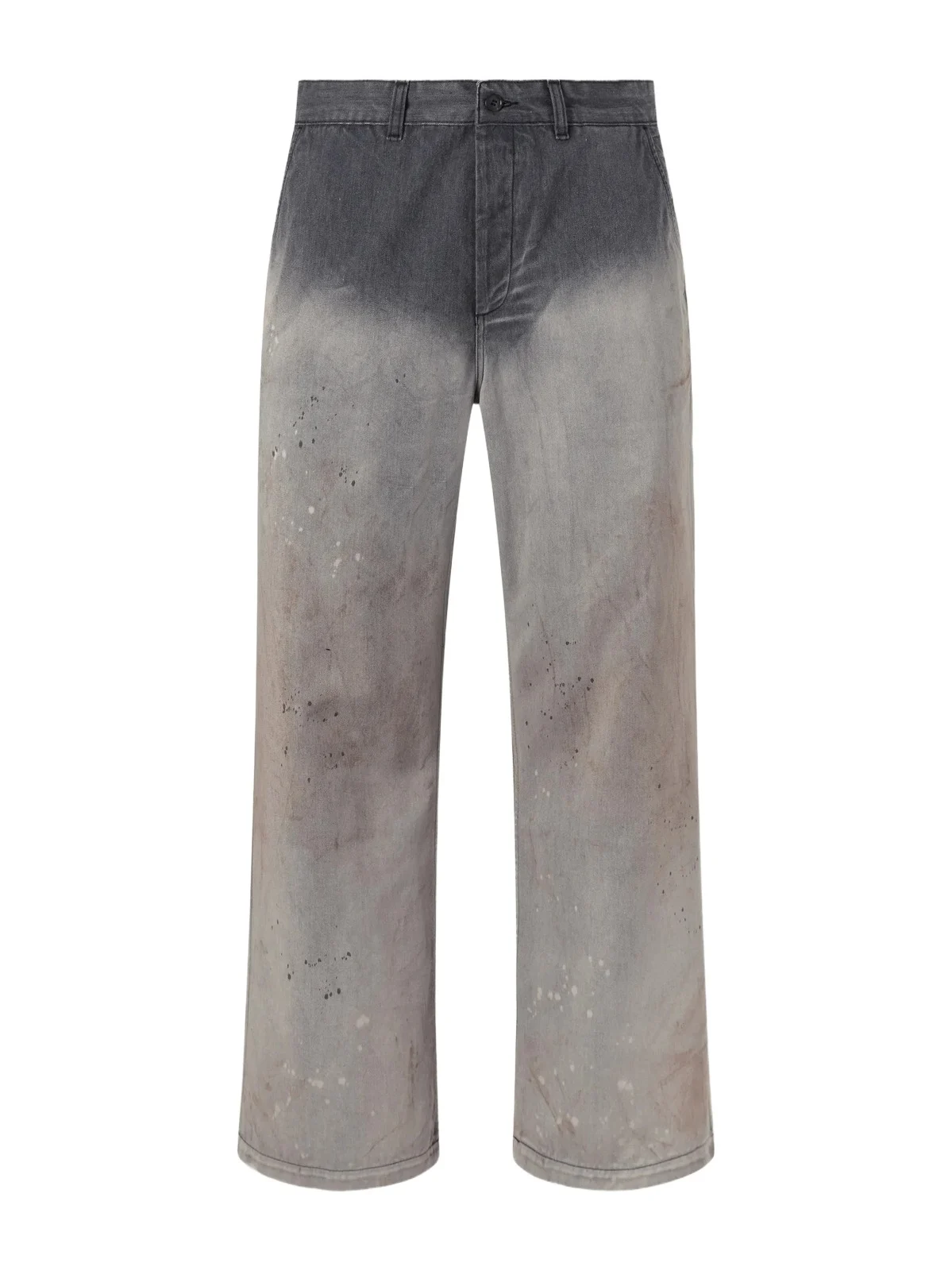 Our Legacy Rig Wide-Leg Paint-Splattered Jeans - Men