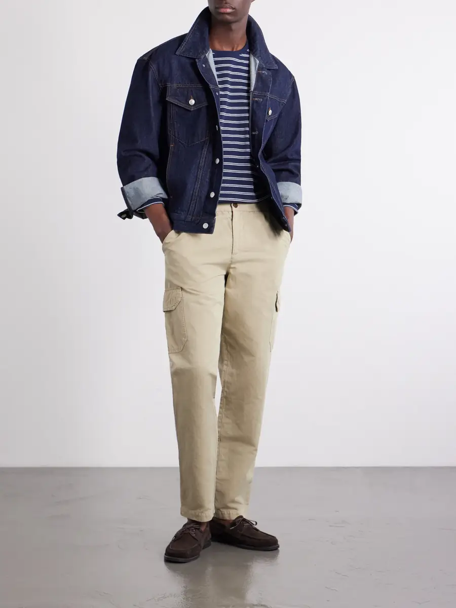 MR P. Tapered Cotton and Linen-Blend Trousers - Men | Thumbnail 2 MR P. Tapered Cotton and Linen-Blend Trousers - Men | Thumbnail 2