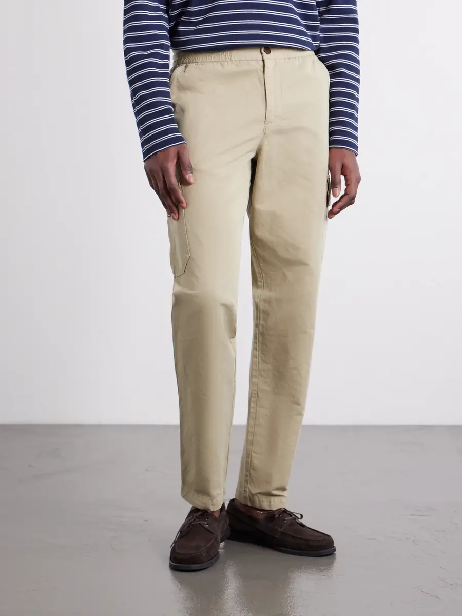 MR P. Tapered Cotton and Linen-Blend Trousers - Men | Thumbnail 3 MR P. Tapered Cotton and Linen-Blend Trousers - Men | Thumbnail 3