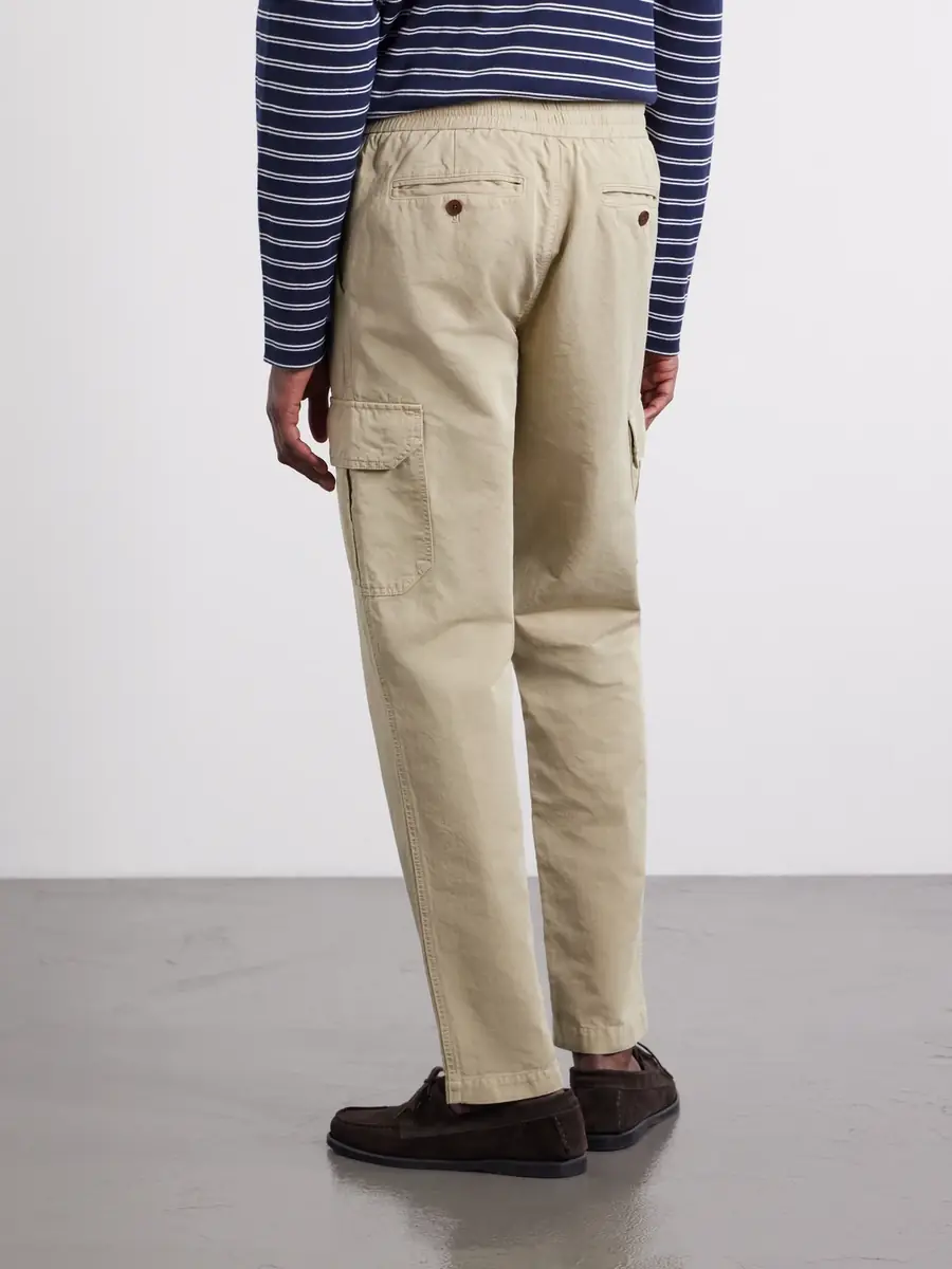 MR P. Tapered Cotton and Linen-Blend Trousers - Men | Thumbnail 4 MR P. Tapered Cotton and Linen-Blend Trousers - Men | Thumbnail 4
