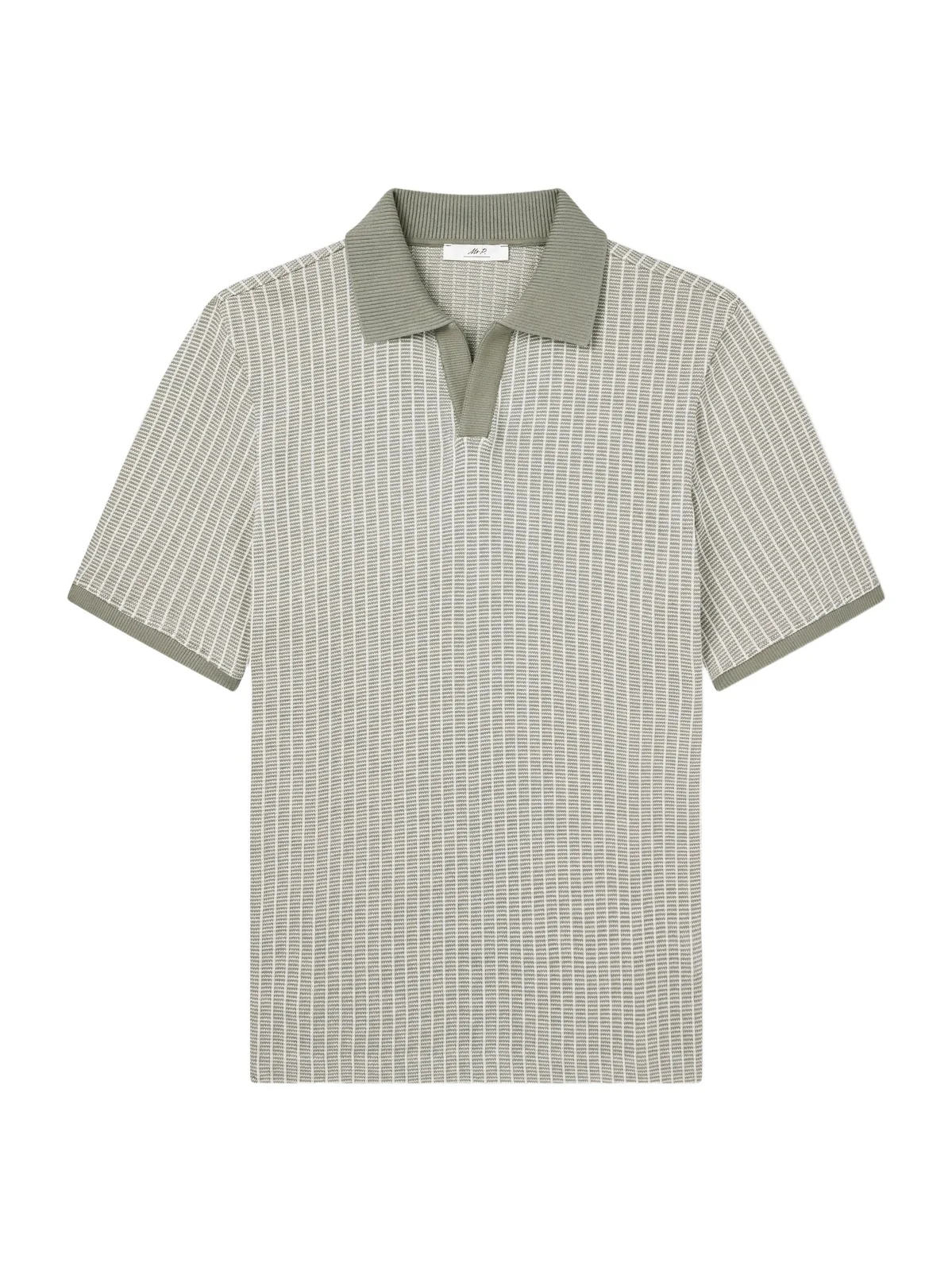 Striped Organic Cotton Polo Shirt - Men Striped Organic Cotton Polo Shirt - Men
