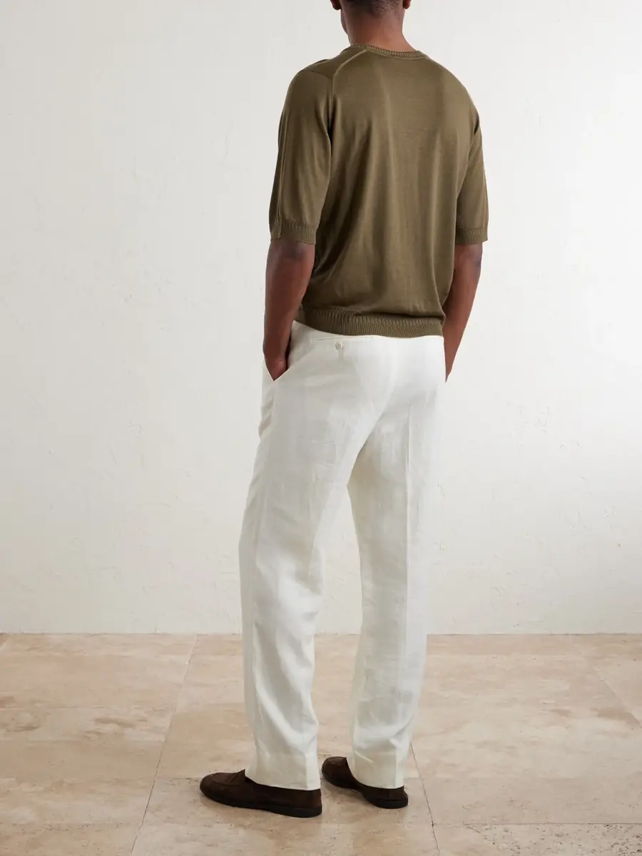 John Smedley Bill Nighy Merino Wool T-Shirt - Men | Thumbnail 4 John Smedley Bill Nighy Merino Wool T-Shirt - Men | Thumbnail 4