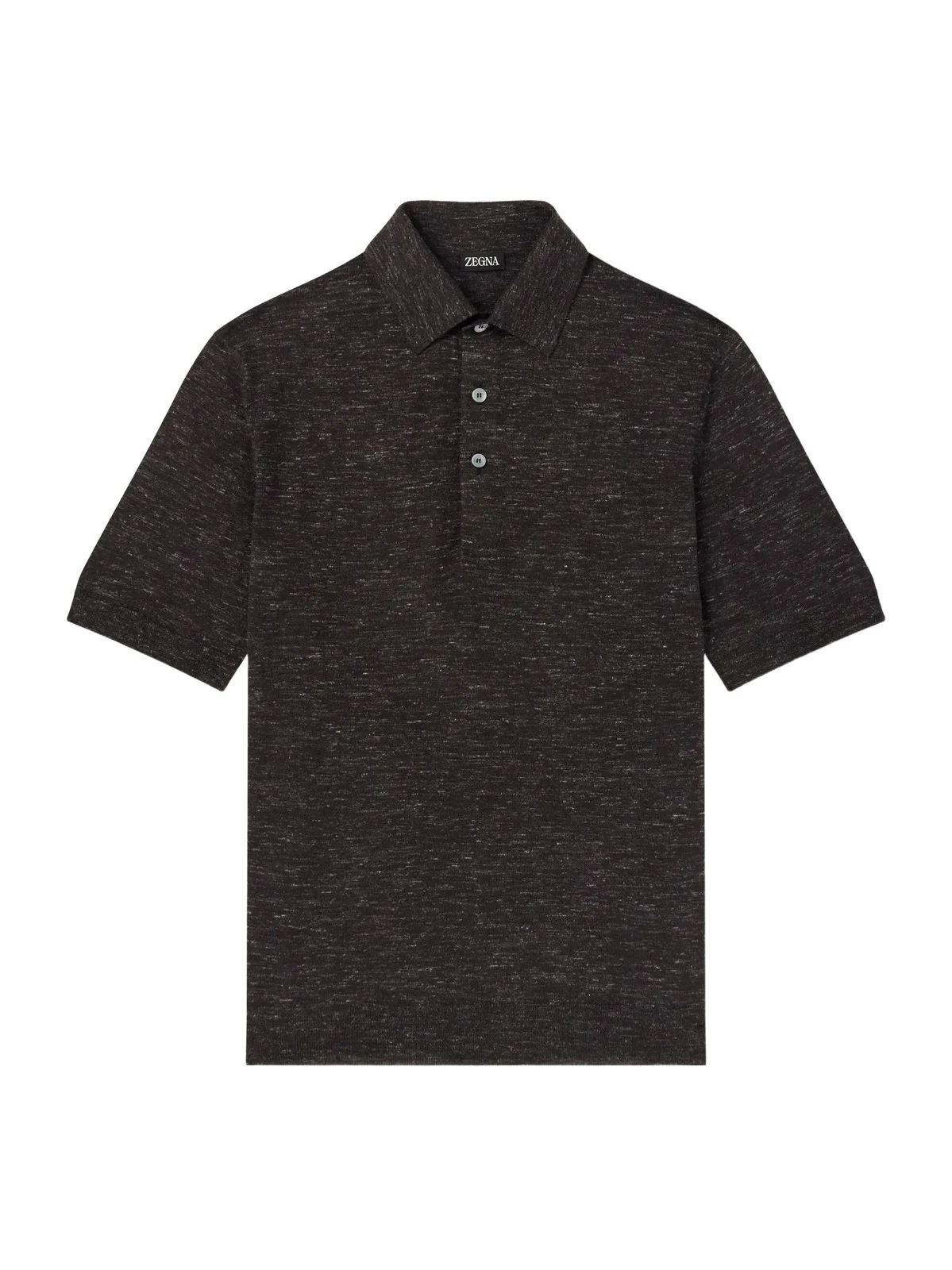 Zegna Silk, Cashmere and Linen-Blend Polo Shirt - Men