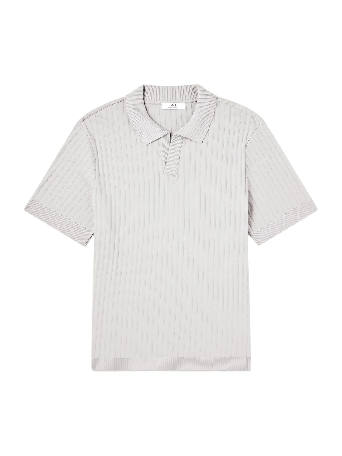 Knitted Cotton Polo Shirt - Men