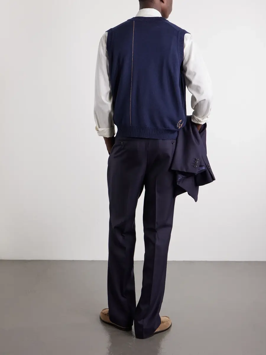 John Smedley Bill Nighy Merino Wool Vest - Men | Thumbnail 4 John Smedley Bill Nighy Merino Wool Vest - Men | Thumbnail 4