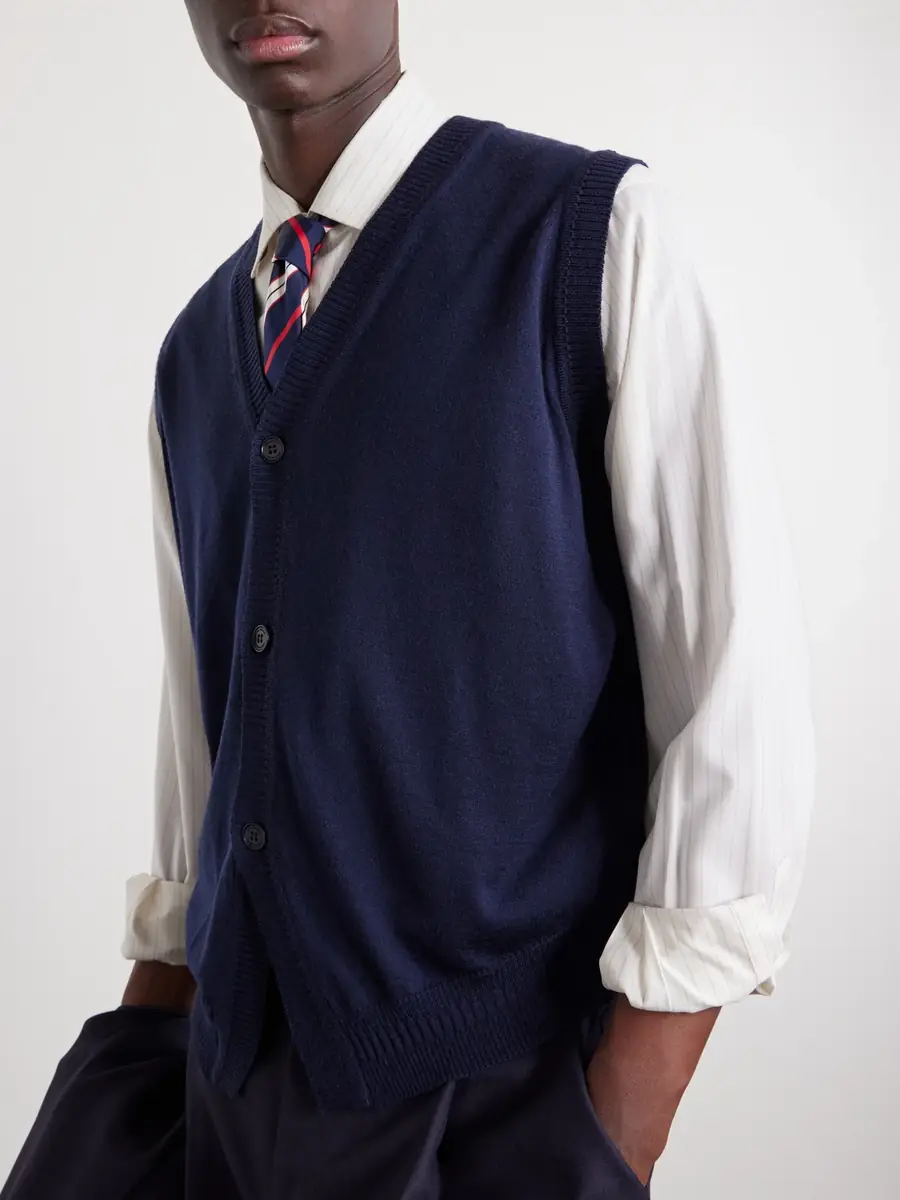 John Smedley Bill Nighy Merino Wool Vest - Men | Thumbnail 5 John Smedley Bill Nighy Merino Wool Vest - Men | Thumbnail 5