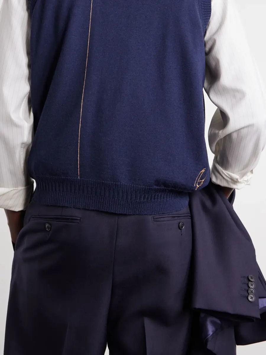 John Smedley Bill Nighy Merino Wool Vest - Men | Thumbnail 6 John Smedley Bill Nighy Merino Wool Vest - Men | Thumbnail 6