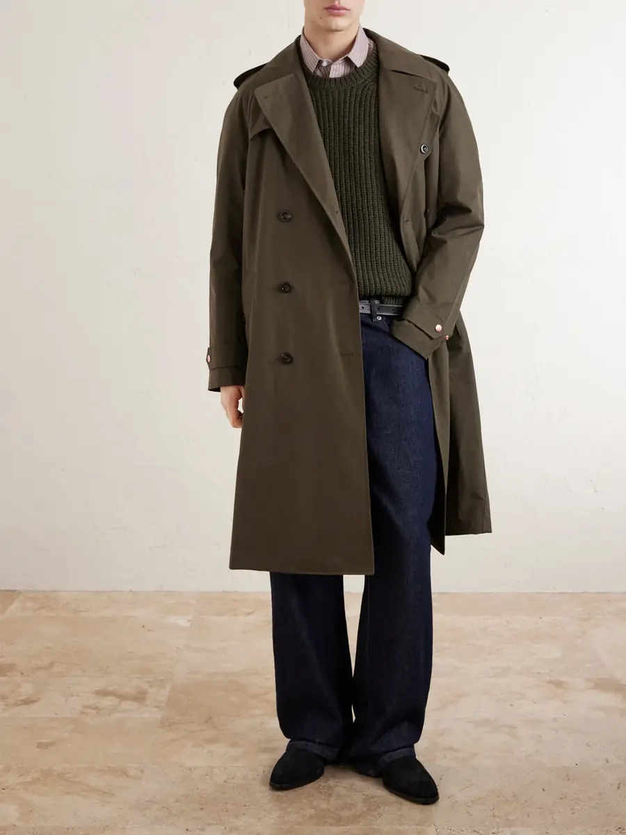 Private White V.C. The Despatch Rider's Double-Breasted Belted Cotton Trench Coat - Men | Thumbnail 2