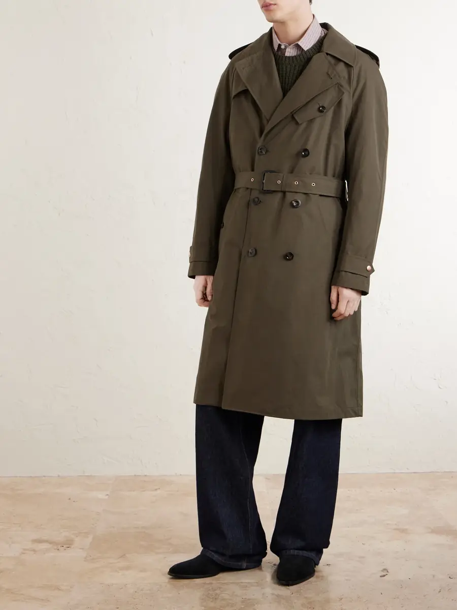 Private White V.C. The Despatch Rider's Double-Breasted Belted Cotton Trench Coat - Men | Thumbnail 3