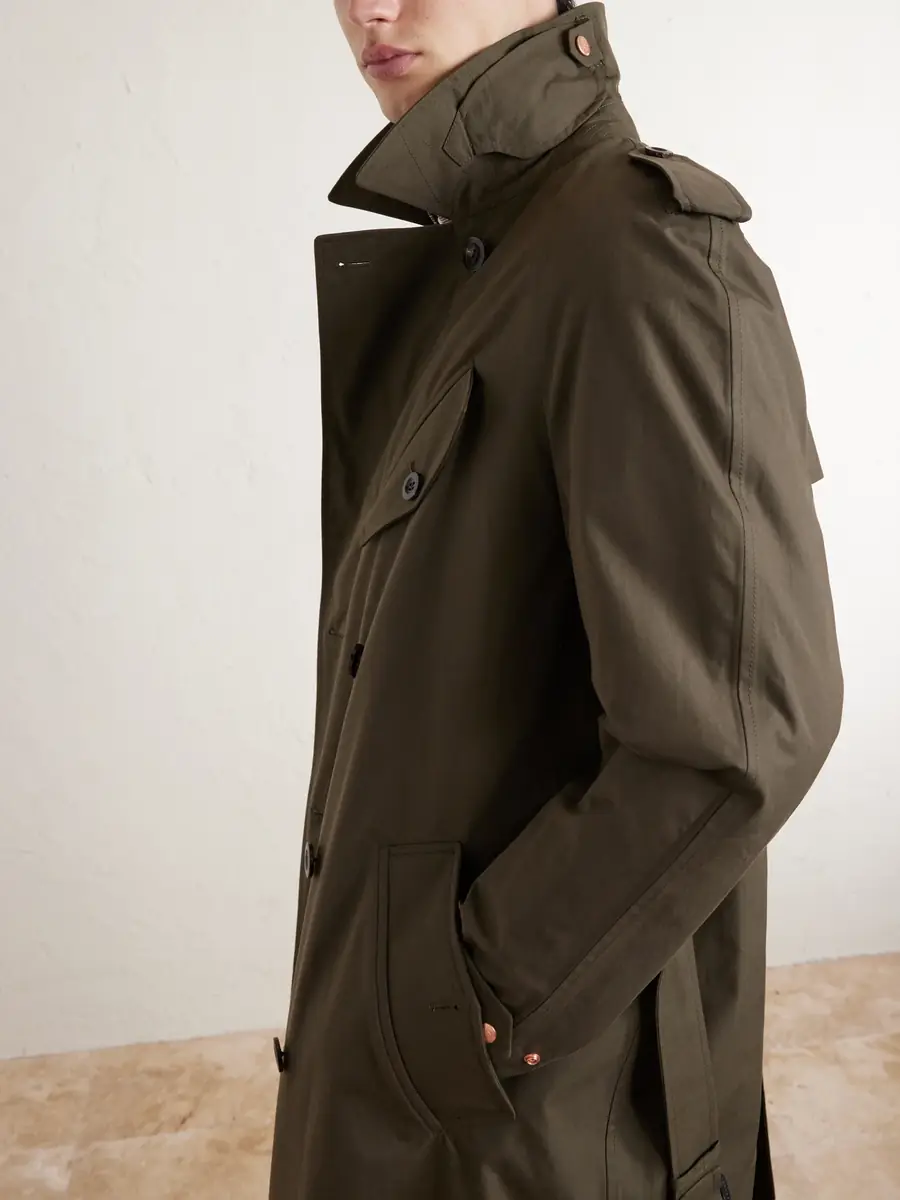 Private White V.C. The Despatch Rider's Double-Breasted Belted Cotton Trench Coat - Men | Thumbnail 5