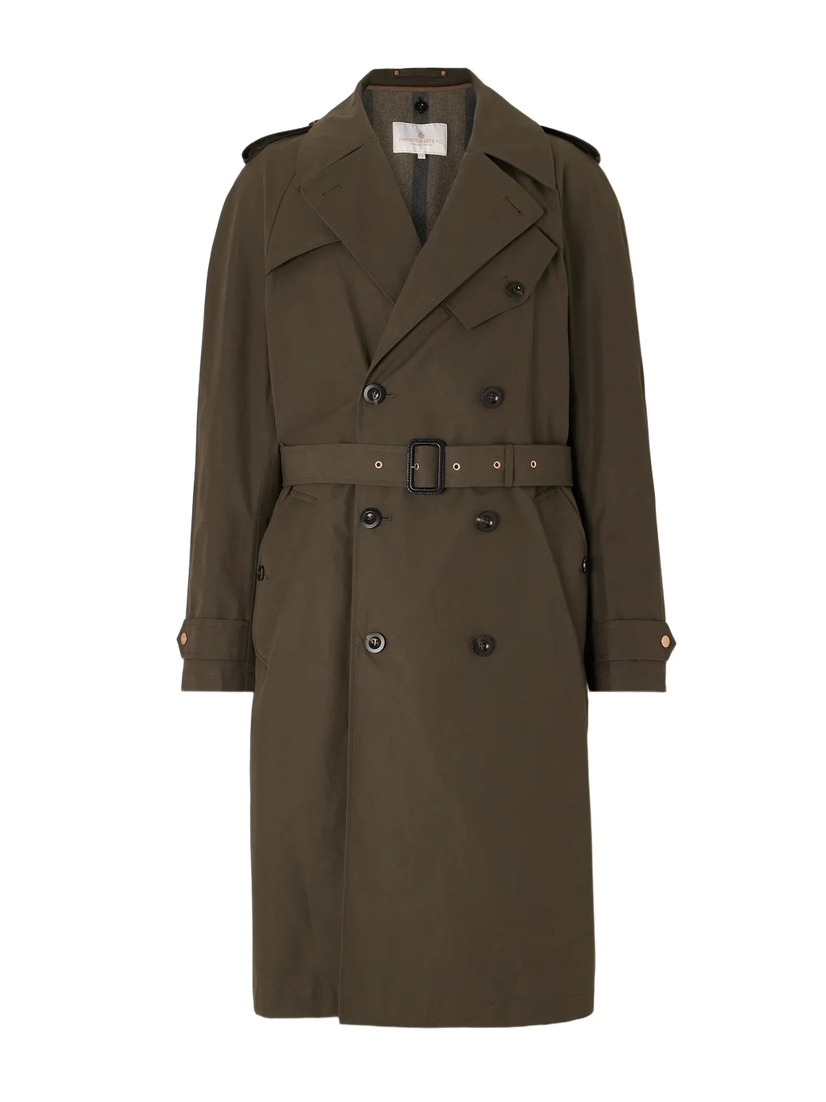 Private White V.C. The Despatch Rider's Double-Breasted Belted Cotton Trench Coat - Men