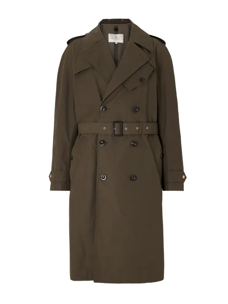 Private White V.C. The Despatch Rider's Double-Breasted Belted Cotton Trench Coat - Men