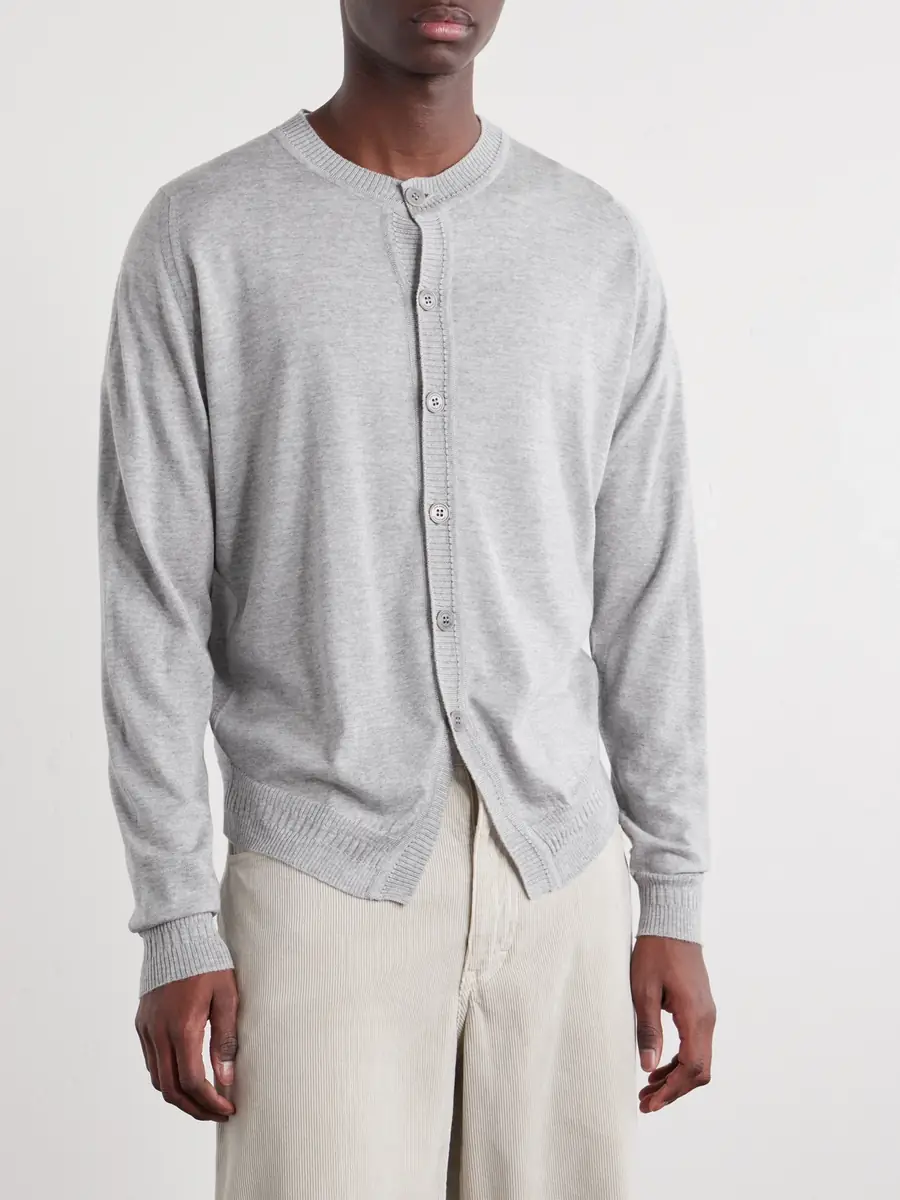 John Smedley Bill Nighy Merino Wool Cardigan - Men | Thumbnail 3 John Smedley Bill Nighy Merino Wool Cardigan - Men | Thumbnail 3