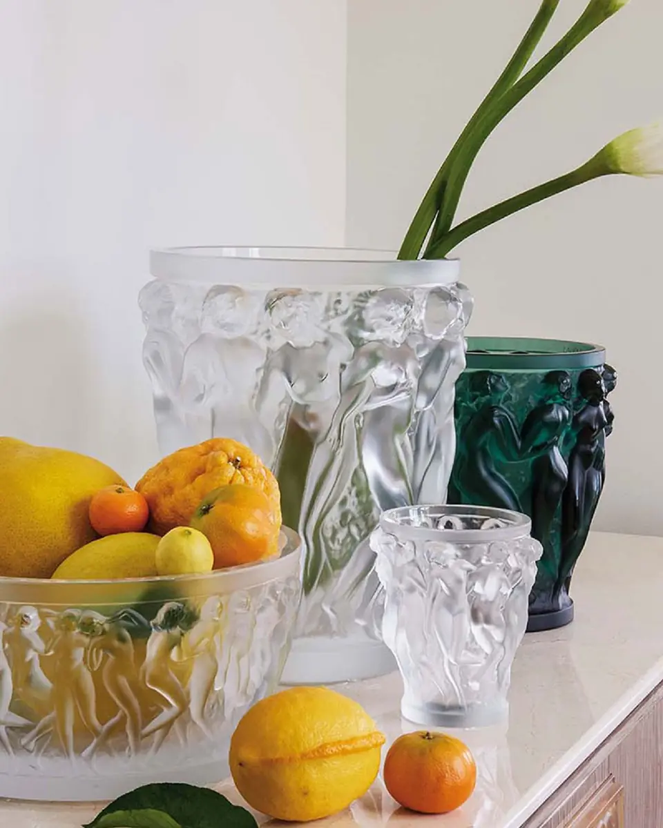 Lalique Bacchantes Clear Vase | Thumbnail 3