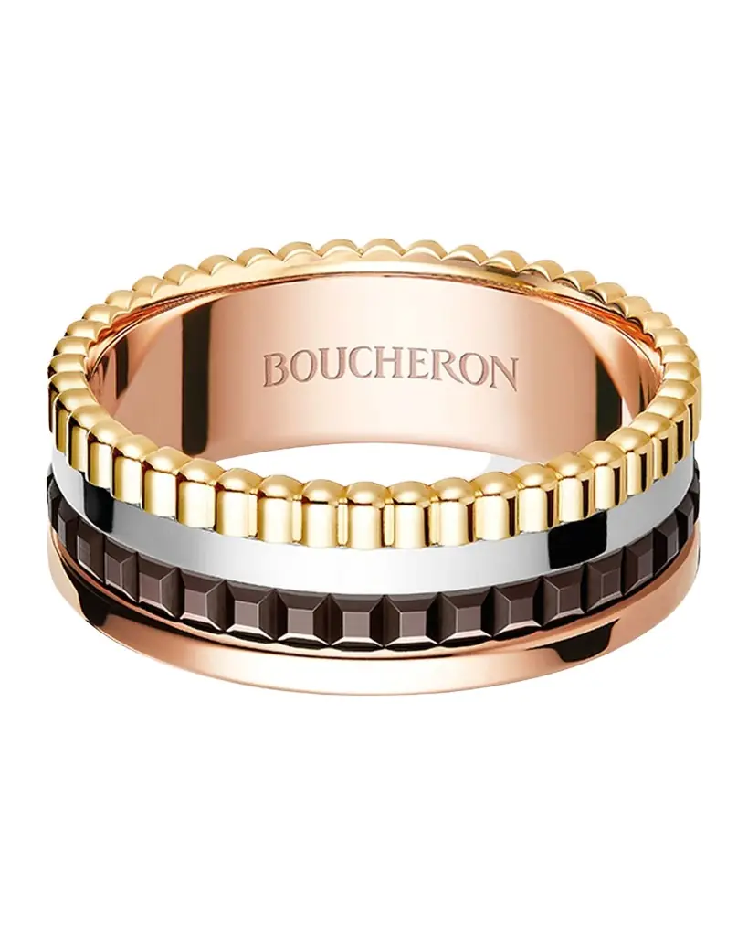 Quatre 18K Gold Classique Small Band Ring Quatre 18K Gold Classique Small Band Ring