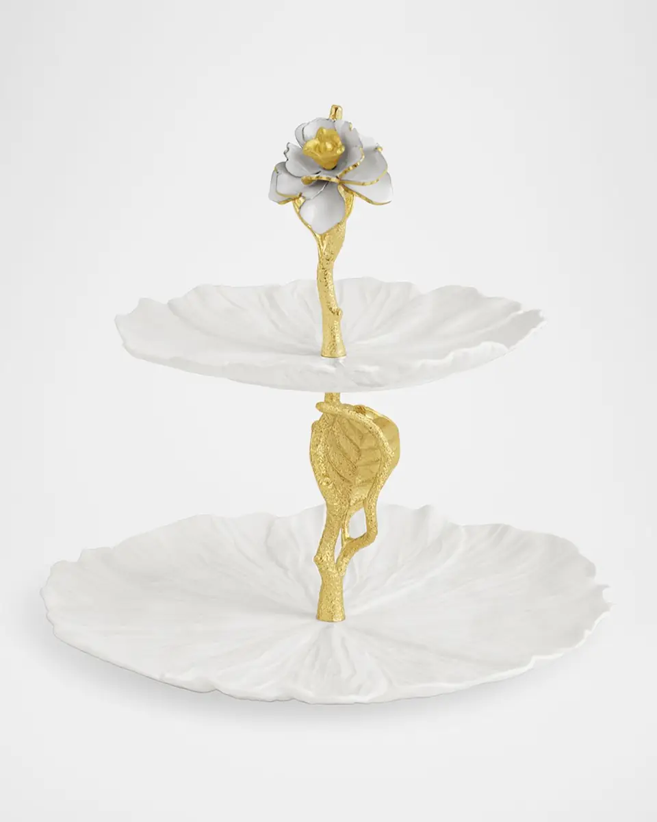 Michael Aram Gardenia 2-Tier Etagere | Thumbnail 2