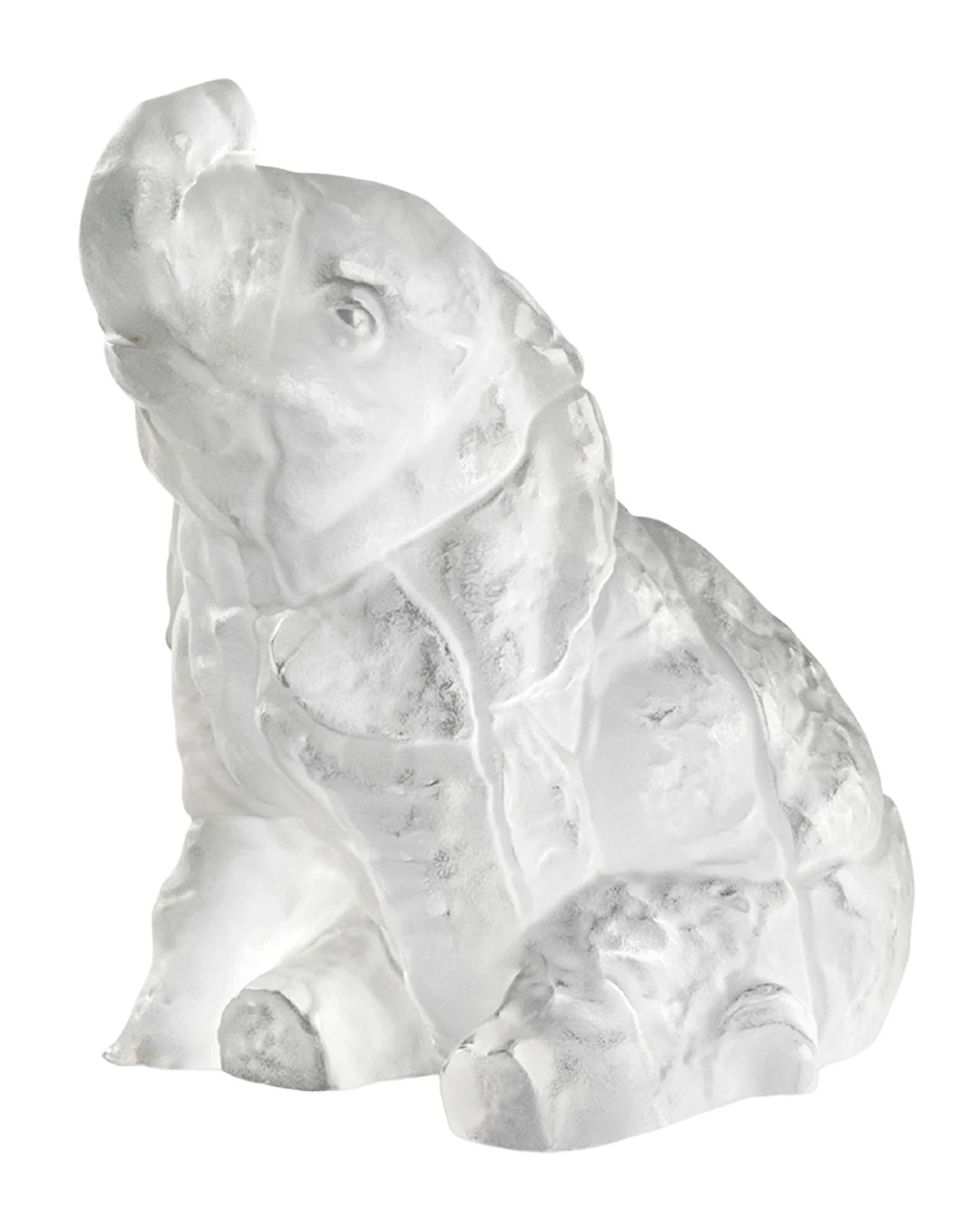 Lalique Baby Elephant Sculpture
