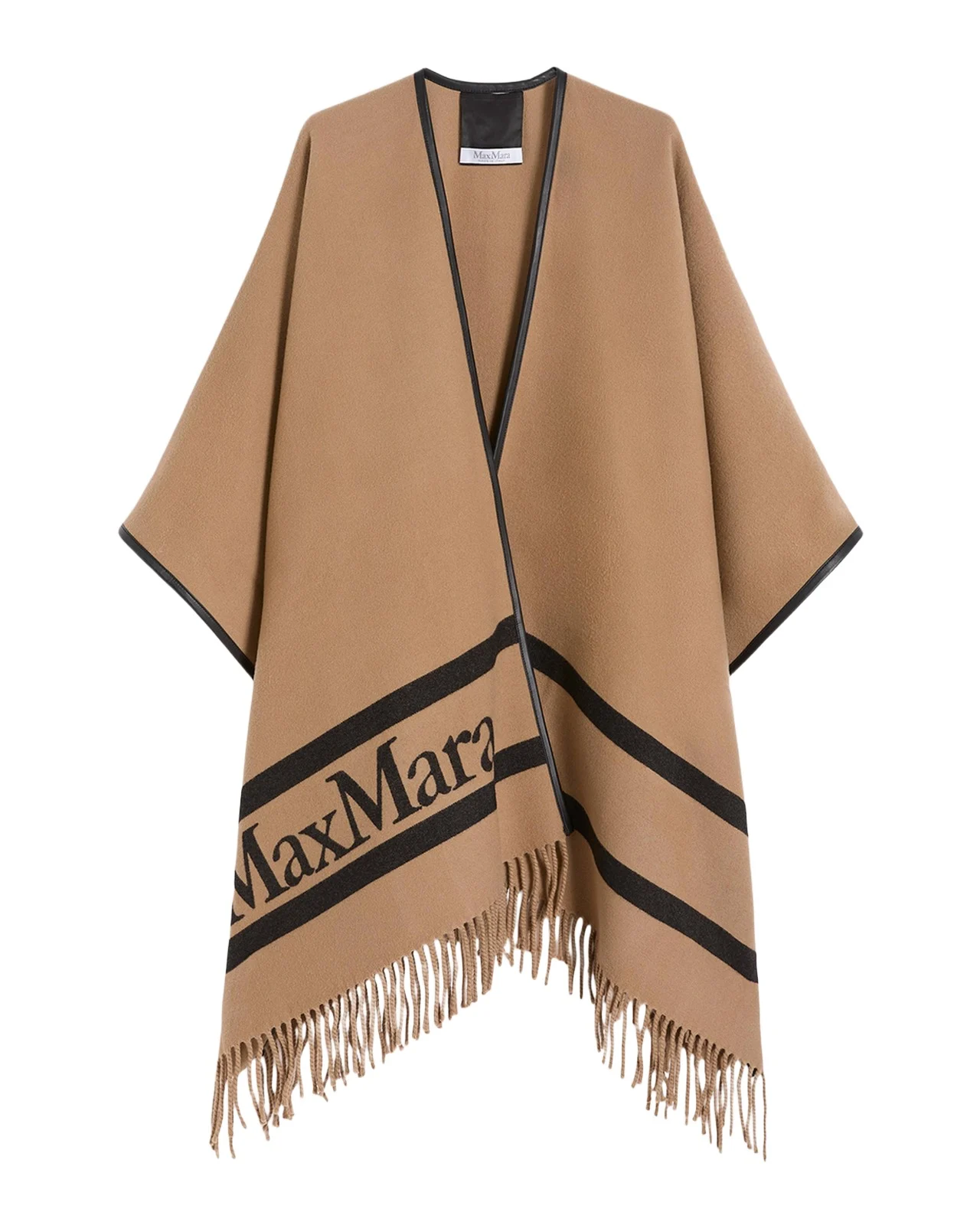 Jacquard Wool Poncho Jacquard Wool Poncho