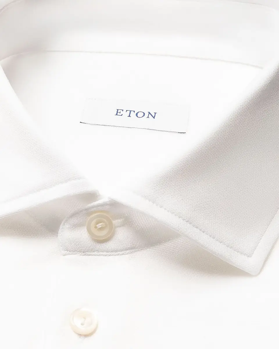 Eton Men's Filo di Scozia Cotton Jaquard Polo Shirt | Thumbnail 5 Eton Men's Filo di Scozia Cotton Jaquard Polo Shirt | Thumbnail 5