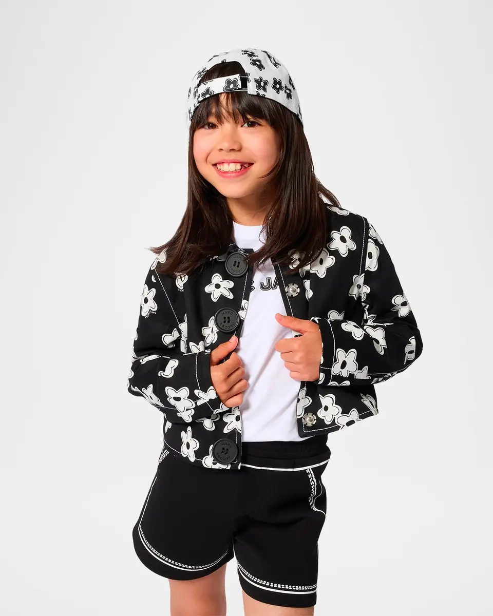 Marc Jacobs Girl's Trompe L 'oeil Shorts, Size 4-6 | Thumbnail 2 Marc Jacobs Girl's Trompe L 'oeil Shorts, Size 4-6 | Thumbnail 2