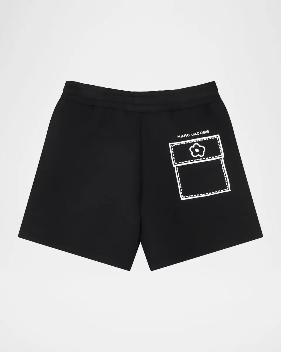 Marc Jacobs Girl's Trompe L 'oeil Shorts, Size 4-6 | Thumbnail 3 Marc Jacobs Girl's Trompe L 'oeil Shorts, Size 4-6 | Thumbnail 3