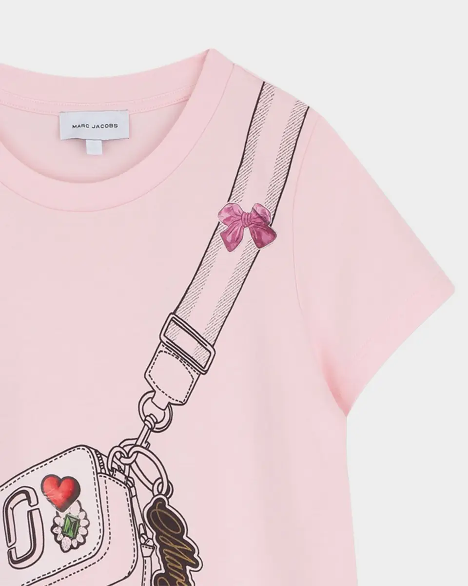Marc Jacobs Girl's The Trompe L 'oeil Snapshot Dress, Size 8-12 | Thumbnail 3